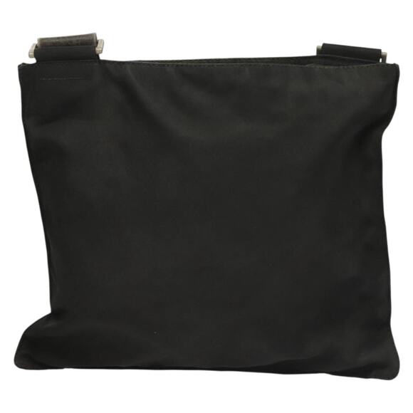 PRADA Shoulder Bag Nylon Black Silver - Picture 3 of 12